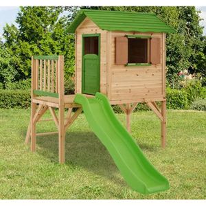 AMCA Maisonnette en Bois Enfant Mila sur Pilotis