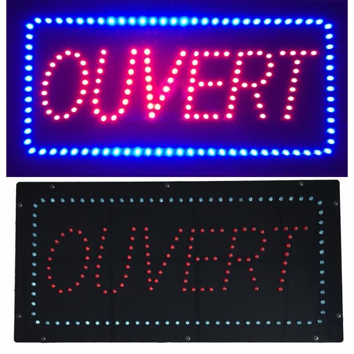 Enseigne Lumineuse Ouvert - Achat / Vente Enseigne Lumineuse Ouvert Pas ...