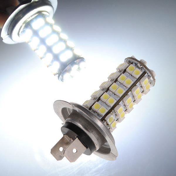 2xCar H7 68 SMD 3528 LED Xenon ampoule de phare antibrouillard Lampe
