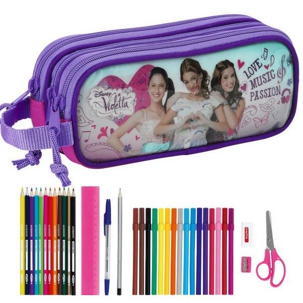 Violetta - Trousse Complète Bleu - Achat / Vente Trousse à Stylo ...