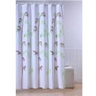 TAPIS BAIN - RIDEAU DOUCHE  RIDEAU DOUCHE TEXTILE TIGE BAMBOU