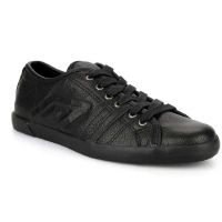 BASKET Baskets Cuir Diamond Lp Low NOIR/SCHISTE