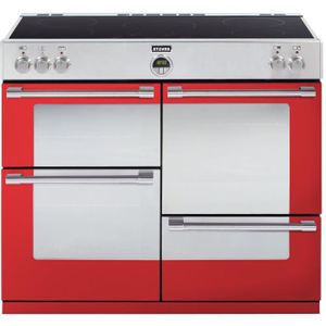 STOVES PSTER110EIJAL-Cuisini?re table induction-5 zones-4 fours-Email pristine-39L-69L-39L-69L-A-L 109,6 x H 93 cm-Japaleno