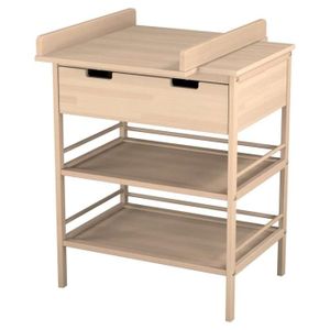 commode a langer bois brut