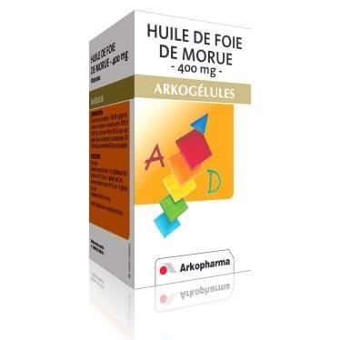 ARKOPHARMA Arkogélules Huile de foie de morue ...  Achat / Vente