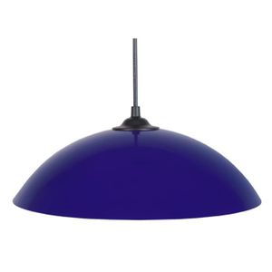 Lustre - suspension Demi-lune E27 25 W ?29,5 cm Bleu