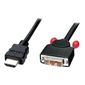CABLE AUDIO VIDEO Lindy - 41102 - Câble HDMI à DVI-D, 2m