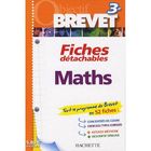 SCOLAIRE / UNIVERSITAIRES Objectif Brevet; fiches détachables ; mathémati...