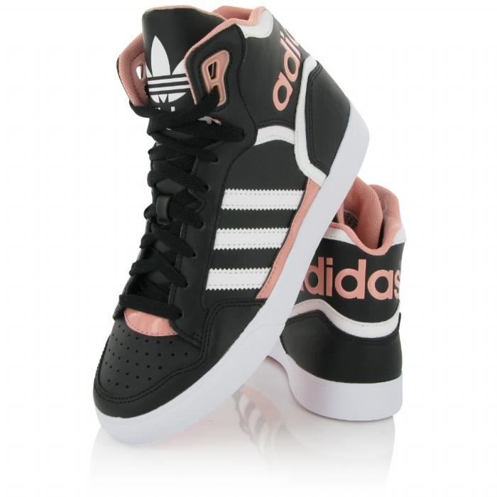 chaussure adidas femme noir et blanc