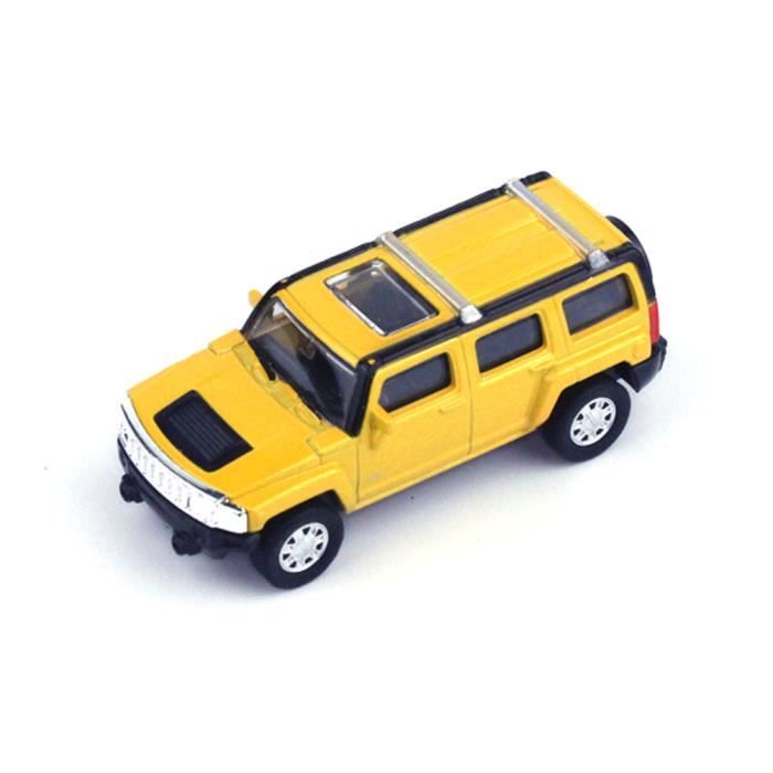 اس+ام+اس+کوس+کردن Unisexe RMZ City Hummer H3 jaune 3" - échelle 1/64 - GZ354008 Jouet ...