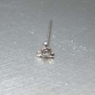  Stud Argent Blanc