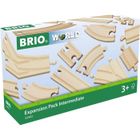  Pack de Rail en bois 16 pièces