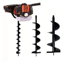 Tarière thermique 52 cm3 + mèches 80, 150, 250 mm Tarière thermique 52 cm3 + mèches 80, 150, 250 mm