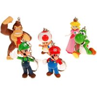 Lot de 6 porte-clés Super Mario Bros 2nde Génér… Lot de 6 porte-clés Super Mario Bros 2nde Génér…