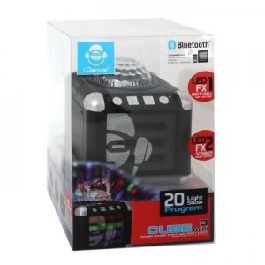 I-DANCE CM3 Noir 10Watts Boule et Front Lumineux Boombox Bluetooth