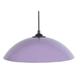 Lustre - suspension Demi-lune E27 25 W ?29,5 cm Violet