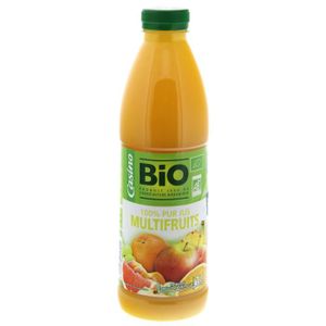 CASINO BIO 100% pur jus - Multifruits - Bouteille