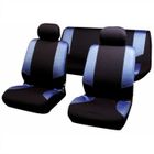HOUSSE DE SIÈGE - COUVRE SIÈGE HOUSSE DE SIÈGE - COUVRE SIÈGE Jeu de Housse Confort Bleu et Noir 6 pièces