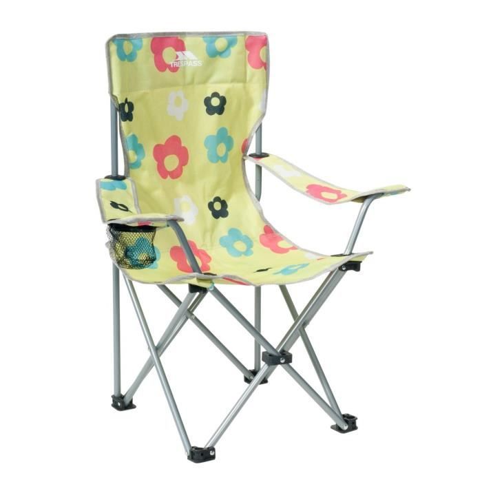 TRESPASS Fauteuil Camping Fille Prix pas cher Cdiscount