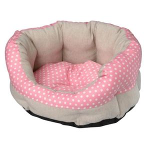 D&D Coussin Dottie - 45x38x22cm - Rose - Pour chien