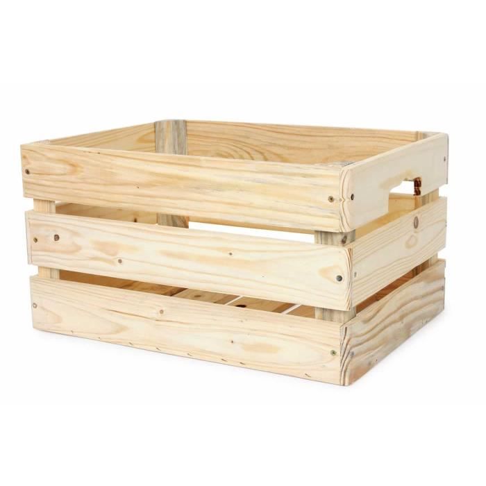 Cagette en bois naturel Albert - Achat / Vente marchande ...