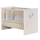 LIT NON PLIANT BEBE SAUTHON Lit bébé Leaf Frene 120X60 Taupe