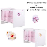 DISNEY Lit bébé 120 x 60 cm Personnalisable DISNEY Lit bébé 120 x 60 cm Personnalisable