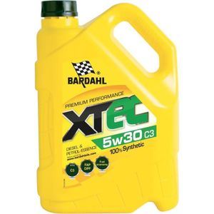 BARDAHL XTEC 5W30 C3 Huile Moteur 100% Synthétique Essence & Diesel 5L