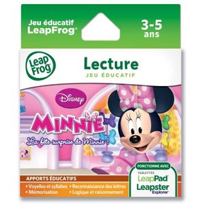 JEU CONSOLE EDUCATIVE MINNIE Explorer Jeu LEAPFROG JEU CONSOLE EDUCATIVE MINNIE Explorer Jeu LEAPFROG