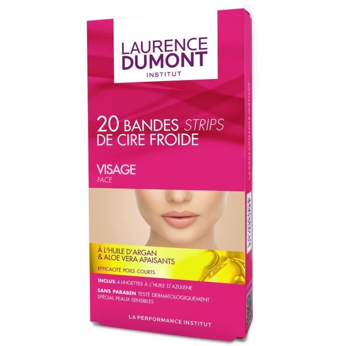 20 Bandes épilation Visage Cire Froide Laurence… - Achat / Vente Cire D ...