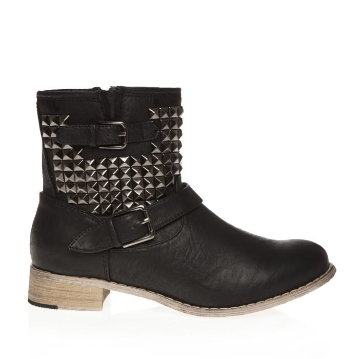 boots femme motarde