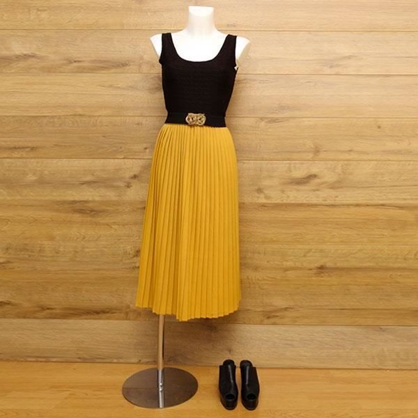 JUPE PLISS??E VINTAGE MOUTARDE Jaune - Achat / Vente jupe - kilt - Cdiscount