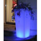 POT LUMINEUX - OBJET LUMINEUX  Pot lumineux BOREAL 70 cm blanc télécommandable