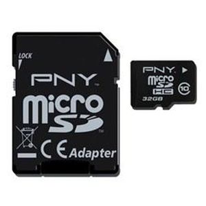 CARTE MEMOIRE PNY Micro SDHC Classe 10 32 Go CARTE MEMOIRE PNY Micro SDHC Classe 10 32 Go