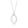 STELLA MARIS Collier Argent 925° Céramique Diamant