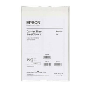 EPSON Pack de 5 Feuilles de support Carrier Sheet f DS-530 - pour WorkForce DS-530 / DS-530N / DS-570W / DS-770