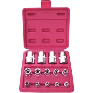DOUILLES ET EMBOUTS Jeu de 14 embouts Torx femelle DOUILLES ET EMBOUTS Jeu de 14 embouts Torx femelle