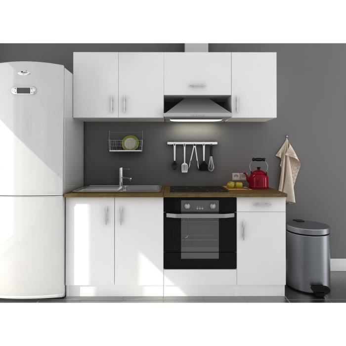 Cuisine equipee blanche achat / vente cuisine equipee blanche ... Cuisine contemporain équipé