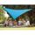 Kit voile d'ombrage triangulaire 3,60 m bleu azur