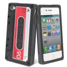 HOUSSE - CHAUSSETTE MUVIT Housse silicone Rétro pour iPhone 4/4S
