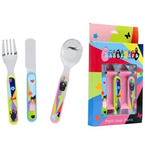 set couvert barbapapa