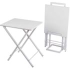 TABLE CUISINE AVEC OU SANS CHAISE Set de 2 tables pliantes