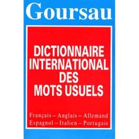 DICTIONNAIRES / LANGUES Dictionnaire internat mots usuels