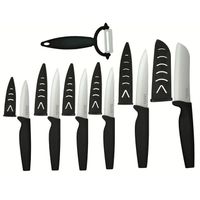 COUTEAU DE CUISINE - FEUILLE - COUPERET - FENDOIR PRADEL Set de 6 couteaux céramique + éplucheur