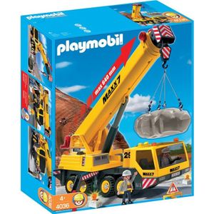 UNIVERS MINIATURE COMPLET Playmobil Grue mobile géante