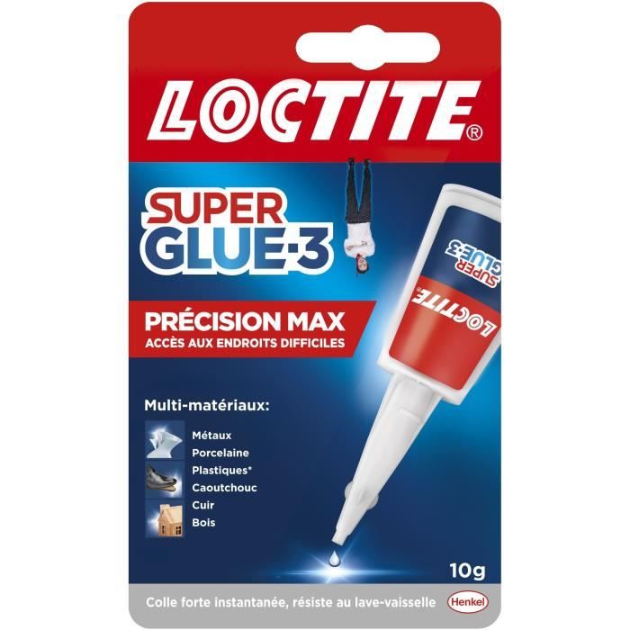 Colle Super glue3   précision méga   10 g   Colle super puissante