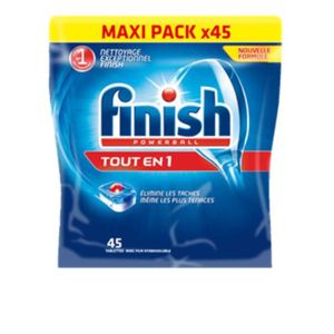 FINISH Bicarbonate tout en 1 - 45 Pastilles