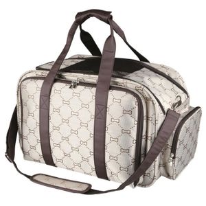 TRIXIE Sac Maxima agrandissable - 33x32x54cm - Beige et brun - Pour chien