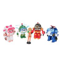 FIGURINE - PERSONNAGE ROBOCAR Pack de 5 figurines 8 cm FIGURINE - PERSONNAGE ROBOCAR Pack de 5 figurines 8 cm