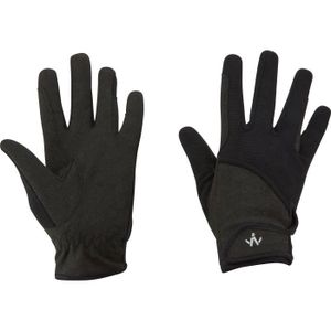 WANABEE Gants Equitation - Enfant Bicolor Noir